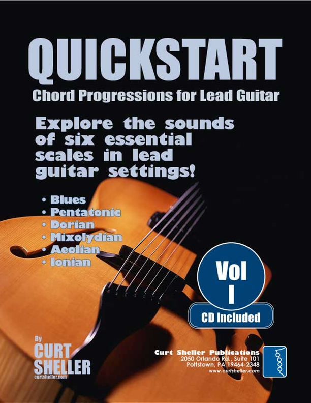 QuickStart - Chord Progressions for Lead Guitar - Vol I Book and CD
