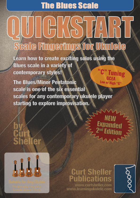 QuickStart Scale Fingerings for Ukulele, C Tuning - Blues