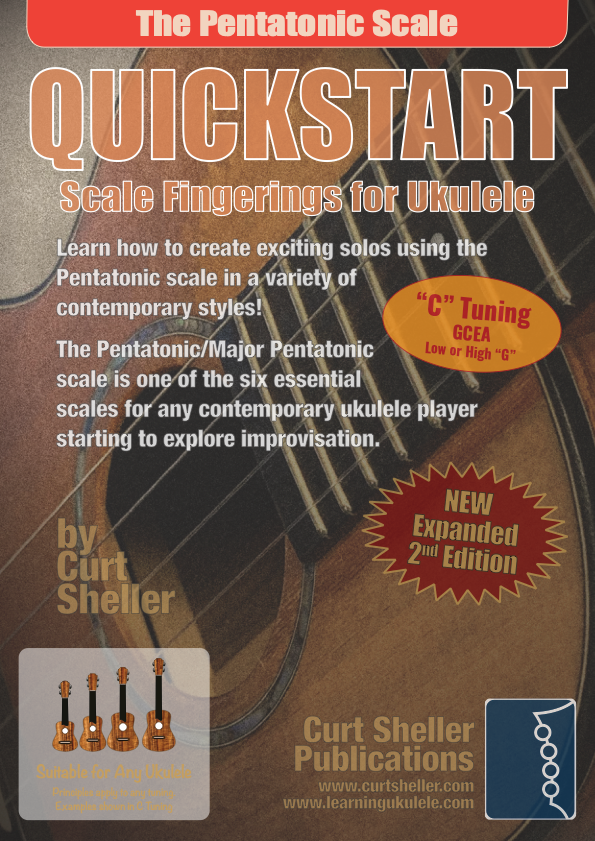 QuickStart Scale Fingerings for Ukulele, C Tuning - Pentatonic