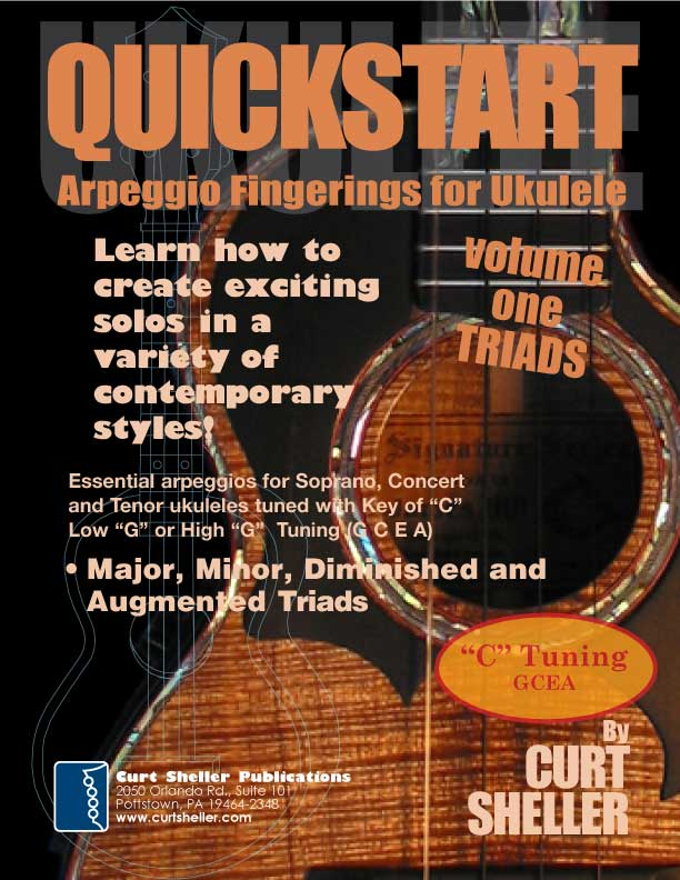 QuickStart Arpeggio Fingerings for Ukulele, Triads C Tuning