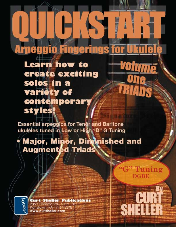 QuickStart Arpeggio Fingerings for Ukulele - Triads G Tuning