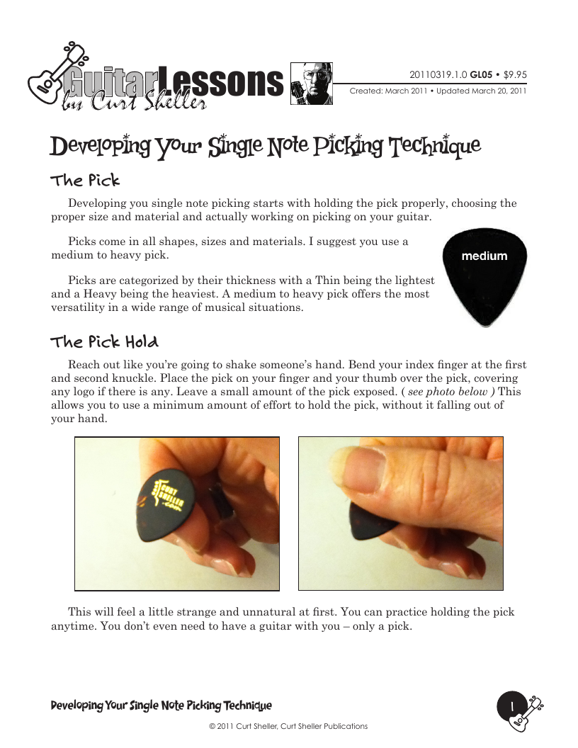 Developing Your Single Note Picking