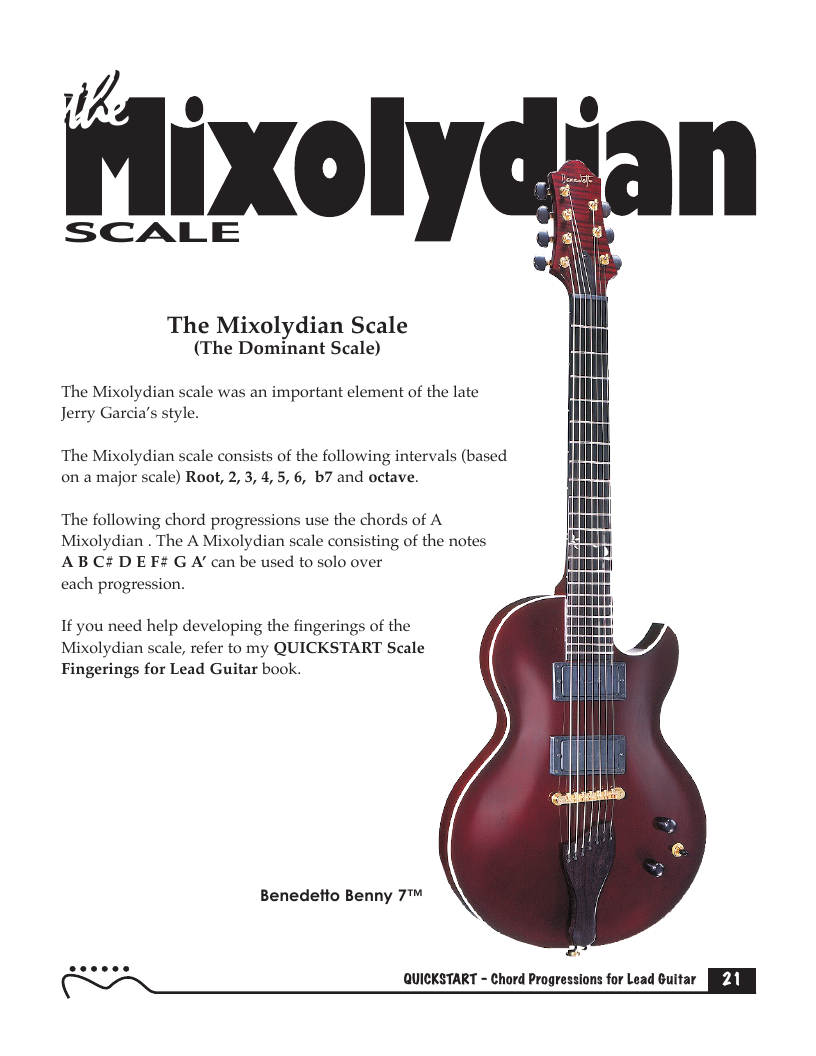QuickStart Chord Progressions, Mixolydian Play-along Tracks