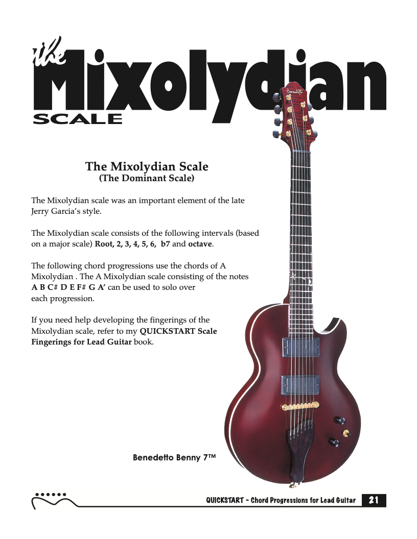 QuickStart Mixolydian Playalong Tracks