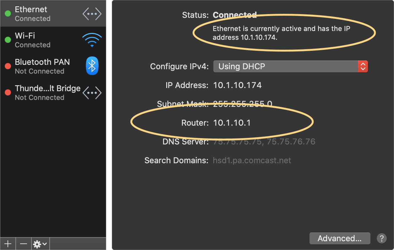 Mac-Local-IP-Addresses